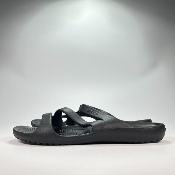 Crocs Kadee II Black Slip On Lightweight Comfort Casual Sandal Women’s Size 10 - Picture 4 of 8